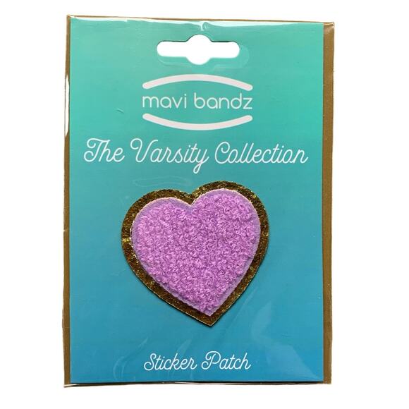 Mavi Bandz Varsity Collection 12 Sticker Patches Rainbow Star Heart Smile NEW - Picture 5 of 7
